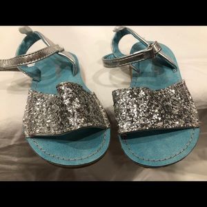 Silver Glitter Magical Sandals